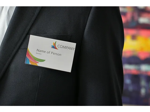 Badge Europel met speld 90x60mm