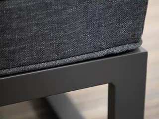 Loungeset aluminium Zwart/Antraciet 8-zits tuinset met bijzettafel - 10