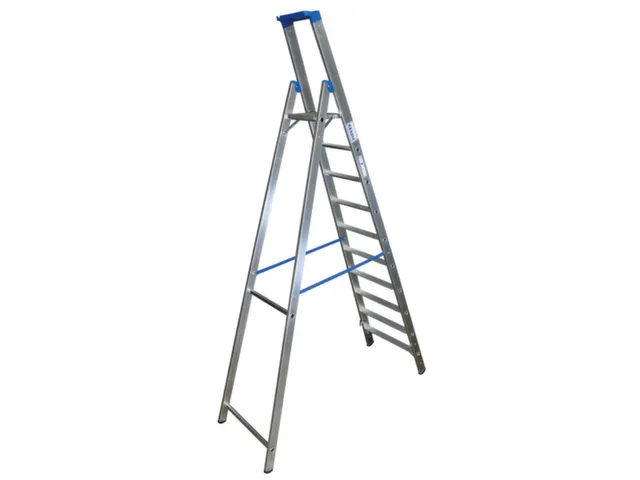 Ladder Aluminium Bordes H 2 35M 10Treden Incl. Bordes