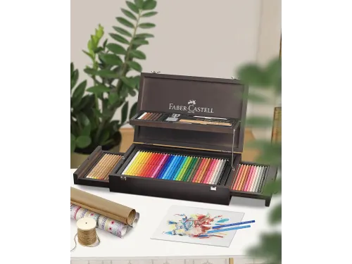 Kleurpotloden Faber-Castell Art&Graphic houten kist