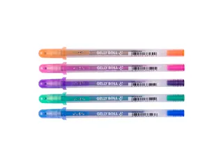Gelschrijver Sakura Gelly Roll 0.7mm Silver Shadow 5 stuks - 4