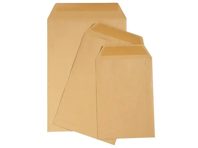 Envelop Quantore Loonzak 95x145 70gr Bruin 1000 stuks