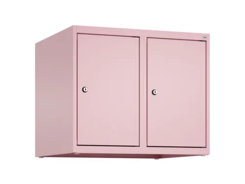 opzetkast,v. locker,2vak.,vak B 300mm,HxBxD 500x600x500mm,cilinderslot