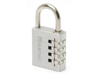 Hangslot MasterLock combi aluminium 40mm - 1