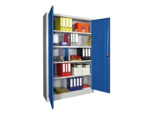 grootvolumekast met openslaande deuren,RAL7035,front RAL5010