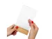 Porte-menu de table IEZZY A4 socle bois