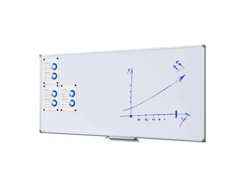 Whiteboard 100x200cm Economy Magneethoudend Staal