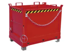 klapbodemcontainer,HxLxB 845x840x1245mm,0,5m³,hijsogen,vorksloffen