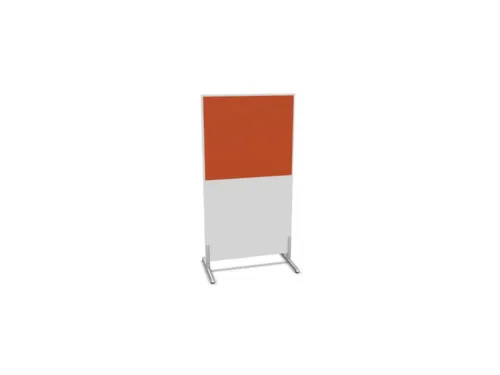 scheidingswand,HxB 1545x800mm,Bl-wit,BN3012-oranje