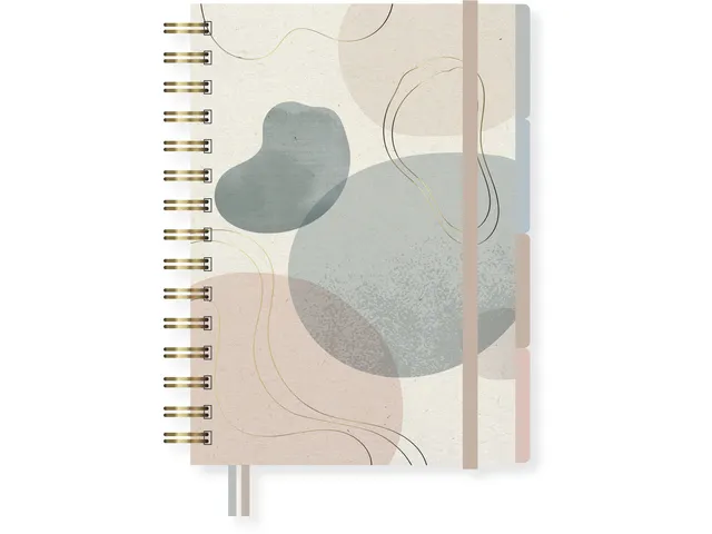 Carnet de notes Soft Scenes 4in1 HC A5 spirale emballage de 2pces. ass