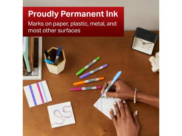 Marqueur Permanente, Twin Tip, Noir