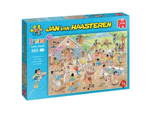 Puzzel Jan van Haasteren Junior 12 The Riding School 360 stukjes