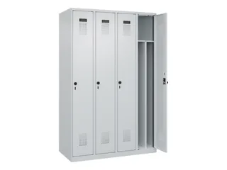 locker voor scheiding van kleding,HxBxD 1850x1200x500mm,4vak - 1