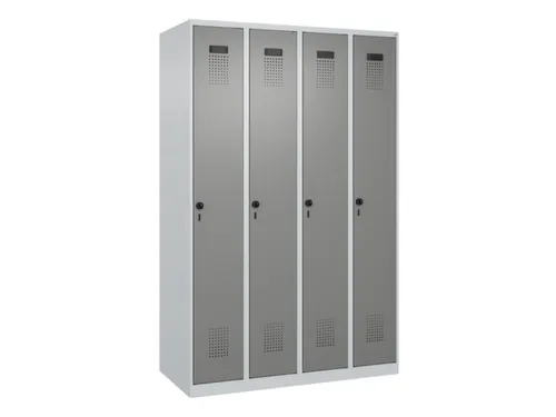 locker voor scheiding van kleding,HxBxD 1850x1200x500mm,4vak