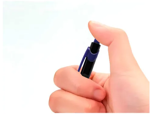 Balpen Lambda Intrekbaar Medium Blauw