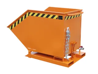 Kiepbak voor spaanders,HxLxB 840x1320x670mm,0,4m³,draagverm. 300kg - 1