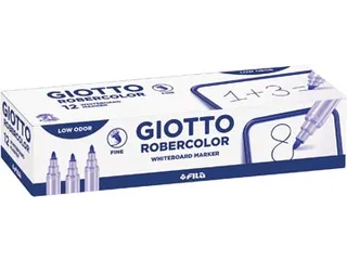 Robercolor whiteboardmarker fijn ronde punt blauw - 3