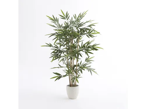 Kunstplant Mica Bamboe in plastic pot 150cm