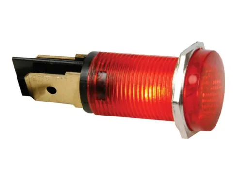 Ronde Signaallamp 14mm 220V Rood