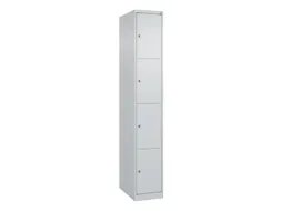 lockerkast HxBxD 1850x300x500mm 1x4vakken cil.-slot staand op vloer