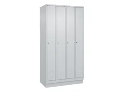 locker,HxBxD 1950x1000x500mm,4vak,vak B 250mm,cil.-slot,sokkel