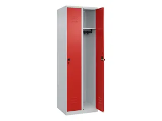 locker,HxBxD 1850x600x500mm,2vak,vak B 300mm,draaigrendel - 1