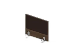 opzetpaneel v. bureau aanbouw zijkant 600mm Bruin Hickory BN2036-bruin