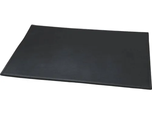 Bureauonderlegger Alassio echt leder zwart 65x45cm