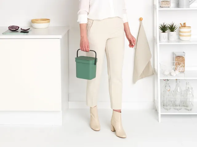 Afvalemmer Sort & Go 3 Liter Groen