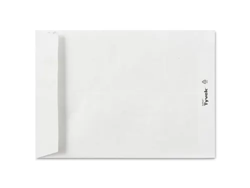 Akte Envelop H-Bodem Tyvek 305x457x50mm Wit zelfklevend 100 Stuks