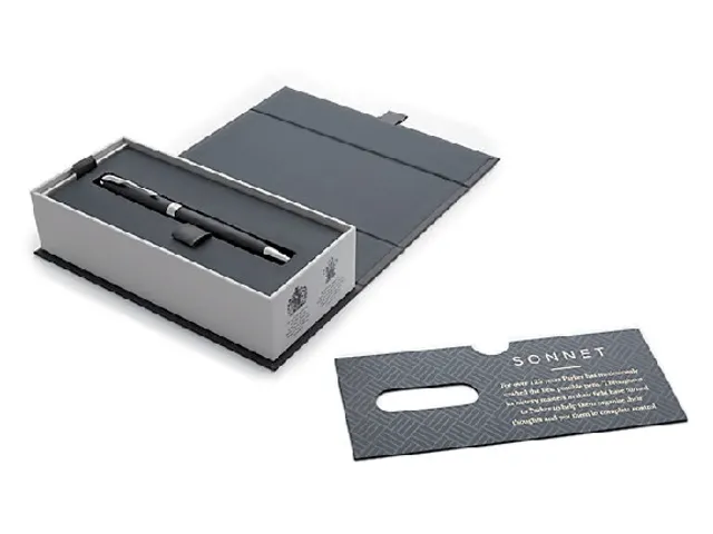 Balpen Parker Sonnet Matte black lacquer CT Medium