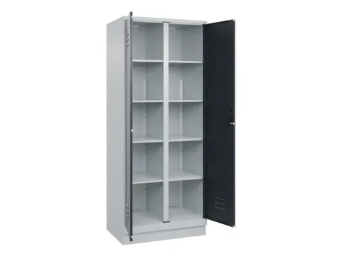 wasgoedverdeelkast,HxBxD 1950x800x500mm,vak B 400mm,draaigrendel