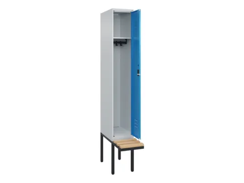 locker met bank,HxBxD 2120x300x815mm,1vak,vak B 300mm,cil.-slot