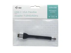i-tec C31FLATVGA60HZ, 0,11 m, USB Type-C, VGA (D-Sub), Mannelijk, Vrou