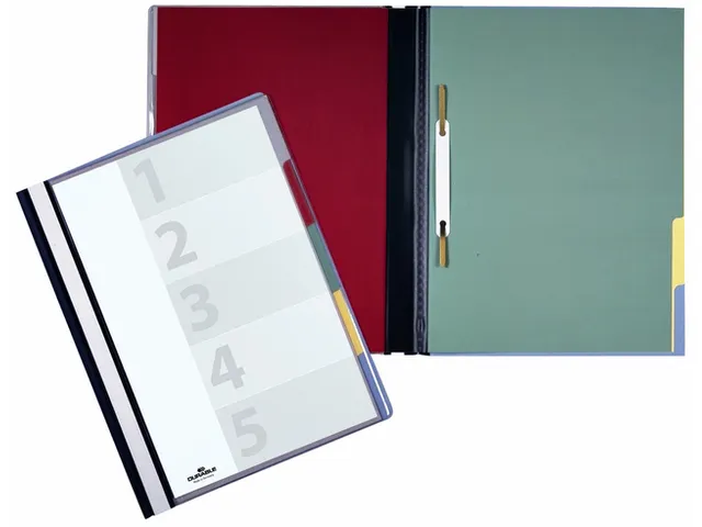 Organisatiemap Durable Divisoflex A4 blauw