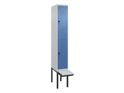 Dubbeldekse dekenkist,HxBxD 2120x300x815mm,1x2vak.,vak B 300mm