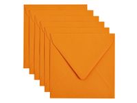 Envelop Papicolor 140x140mm Oranje Gegomd