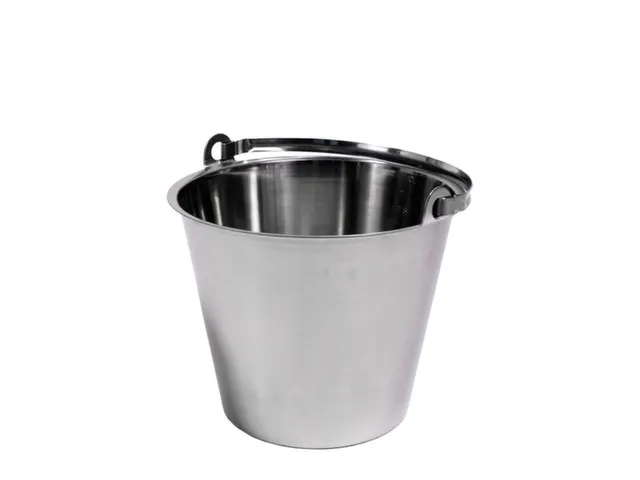 emmer,HxØ 272x300mm,10l,RVS zijdemat gepolijst