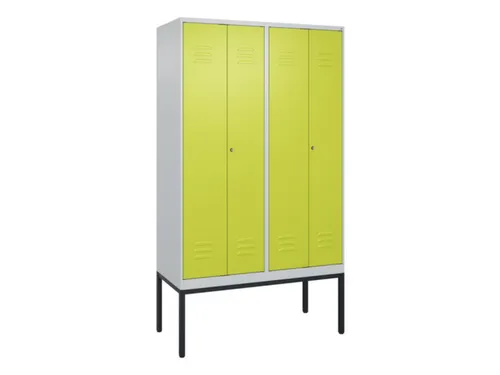 locker voor scheiding van kleding,HxBxD 2120x1200x500mm,4vak