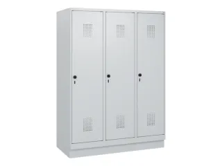 schoollocker,HxBxD 1630x1200x500mm,3vak,vak B 400mm,draaigrendel - 2