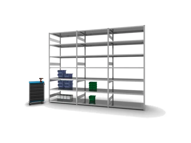 rayonnage modulaire,rayonnage départ,HxlxP 3000x1360x835mm