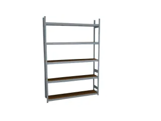 breedvakstelling,grondveld,HxBxD 3000x2070x435mm,vakl. 350kg - 1