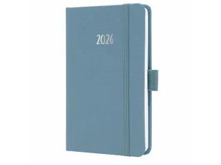 Weekagenda Feel A6 2026 (NL/FR/EN/DU) Powder Blue Hardcover - 1