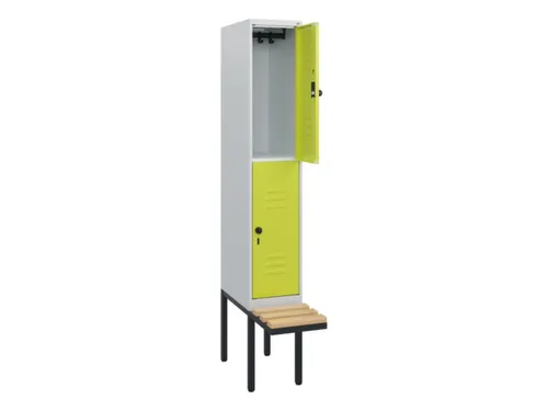 Dubbeldekse dekenkist,HxBxD 1950x300x815mm,1x2vak.,vak B 300mm