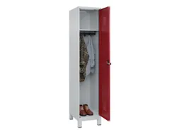 locker,HxBxD 1950x400x500mm,1vak,vak B 400mm,draaigrendel,voeten
