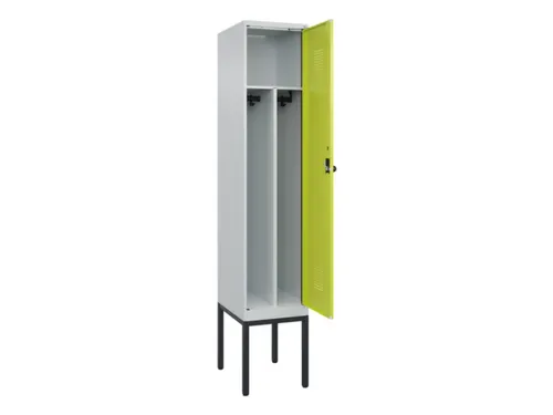 locker voor scheiding van kleding,HxBxD 2120x400x500mm,1vak