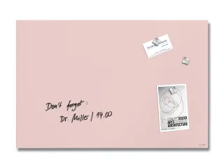Glas Magneetbord Sigel Artverum mat rosé 60x40cm - 1
