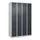 dubbeldekse locker,HxBxD 1850x1200x500mm,4x2vak.,vak B 300mm,cil.-slot