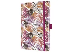 Notitieboek Jolie Beauty A5 APRICOT JUNGLE FEVER gelinieerd 174pag 80g