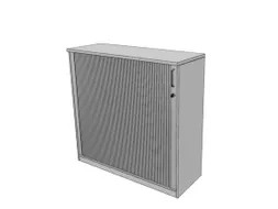 jaloeziedeurkast,HxBxD 1155x1200x445mm,2xhouten vloer,MP-lichtgrijs